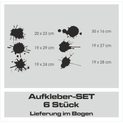 Aufkleber SET Auto Car Tattoo Style Seiten Tribal Dekor Pferd Gecko Power Blumen Ranke Fee Hexe Blumen Blüten Gecko Farbe Decal
