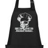 Textildruck Aufdruck Schürze Koch Grill Grillen Pizza Backen Kochen Fleisch Name Koch Bier Party Geschenk Freitzeit Gastro Event
