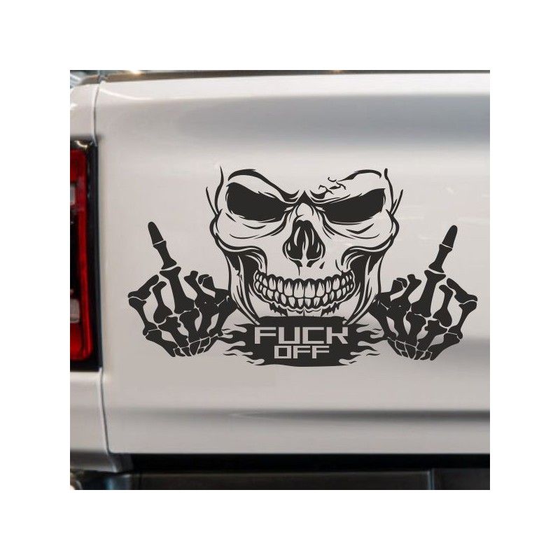 Aufkleber Auto Totenkopf Schädel Skull Bones Böse Cappy Gangster Zylinder Rosen Blumen Blüten Gentleman DJ Rock Punisher
