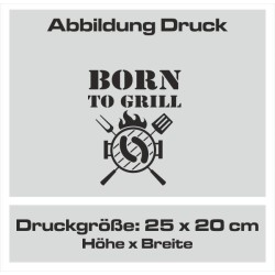 Textildruck Aufdruck Schürze Koch Grill Grillen Pizza Backen Kochen Fleisch Name Koch Bier Party Geschenk Freitzeit Gastro Event