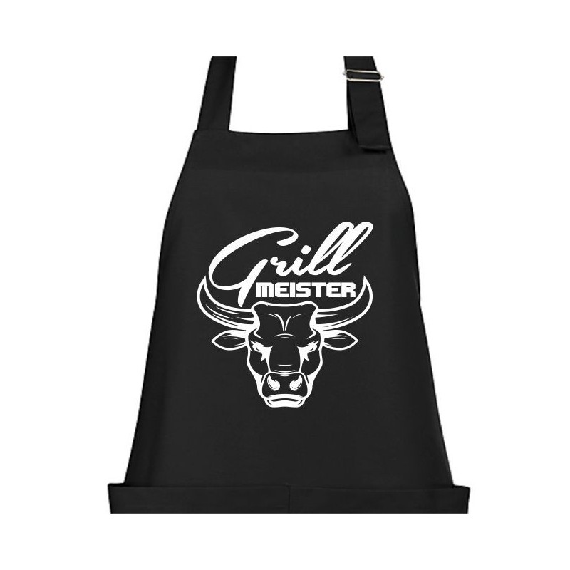 Textildruck Aufdruck Schürze Koch Grill Grillen Pizza Backen Kochen Fleisch Name Koch Bier Party Geschenk Freitzeit Gastro Event