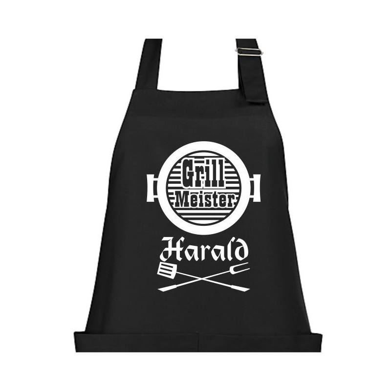 Textildruck Aufdruck Schürze Koch Grill Grillen Pizza Backen Kochen Fleisch Name Koch Bier Party Geschenk Freitzeit Gastro Event