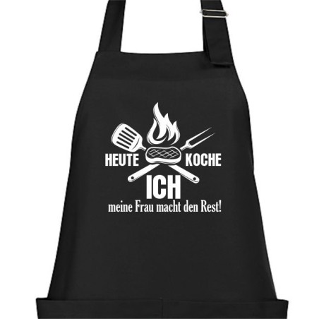 Textildruck Aufdruck Schürze Koch Grill Grillen Pizza Backen Kochen Fleisch Name Koch Bier Party Geschenk Freitzeit Gastro Event