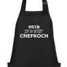 Textildruck Aufdruck Schürze Koch Grill Grillen Pizza Backen Kochen Fleisch Name Koch Bier Party Geschenk Freitzeit Gastro Event