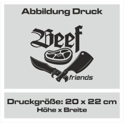 Textildruck Aufdruck Schürze Koch Grill Grillen Pizza Backen Kochen Fleisch Name Koch Bier Party Geschenk Freitzeit Gastro Event