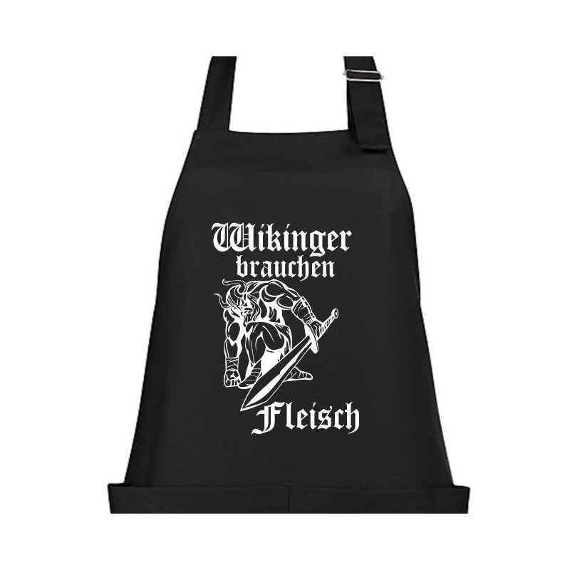 Textildruck Aufdruck Schürze Koch Grill Grillen Pizza Backen Kochen Fleisch Name Koch Bier Party Geschenk Freitzeit Gastro Event