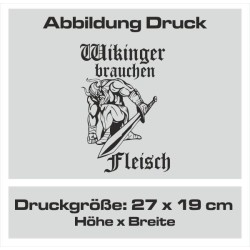 Textildruck Aufdruck Schürze Koch Grill Grillen Pizza Backen Kochen Fleisch Name Koch Bier Party Geschenk Freitzeit Gastro Event