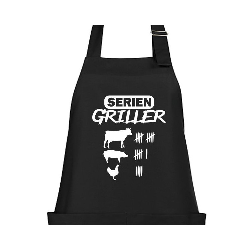 Textildruck Aufdruck Schürze Koch Grill Grillen Pizza Backen Kochen Fleisch Name Koch Bier Party Geschenk Freitzeit Gastro Event