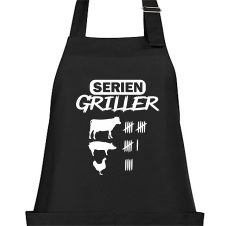 Textildruck Aufdruck Schürze Koch Grill Grillen Pizza Backen Kochen Fleisch Name Koch Bier Party Geschenk Freitzeit Gastro Event