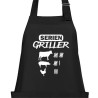 Textildruck Aufdruck Schürze Koch Grill Grillen Pizza Backen Kochen Fleisch Name Koch Bier Party Geschenk Freitzeit Gastro Event