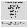Textildruck Aufdruck Schürze Koch Grill Grillen Pizza Backen Kochen Fleisch Name Koch Bier Party Geschenk Freitzeit Gastro Event