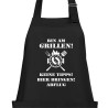 Textildruck Aufdruck Schürze Koch Grill Grillen Pizza Backen Kochen Fleisch Name Koch Bier Party Geschenk Freitzeit Gastro Event
