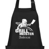 Textildruck Aufdruck Schürze Koch Grill Grillen Pizza Backen Kochen Fleisch Name Koch Bier Party Geschenk Freitzeit Gastro Event