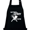 Textildruck Aufdruck Schürze Koch Grill Grillen Pizza Backen Kochen Fleisch Name Koch Bier Party Geschenk Freitzeit Gastro Event