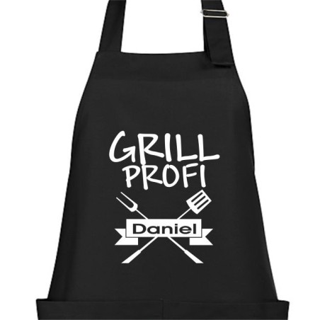 Textildruck Aufdruck Schürze Koch Grill Grillen Pizza Backen Kochen Fleisch Name Koch Bier Party Geschenk Freitzeit Gastro Event