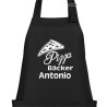 Textildruck Aufdruck Schürze Koch Grill Grillen Pizza Backen Kochen Fleisch Name Koch Bier Party Geschenk Freitzeit Gastro Event