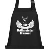 Textildruck Aufdruck Schürze Koch Grill Grillen Pizza Backen Kochen Fleisch Name Koch Bier Party Geschenk Freitzeit Gastro Event