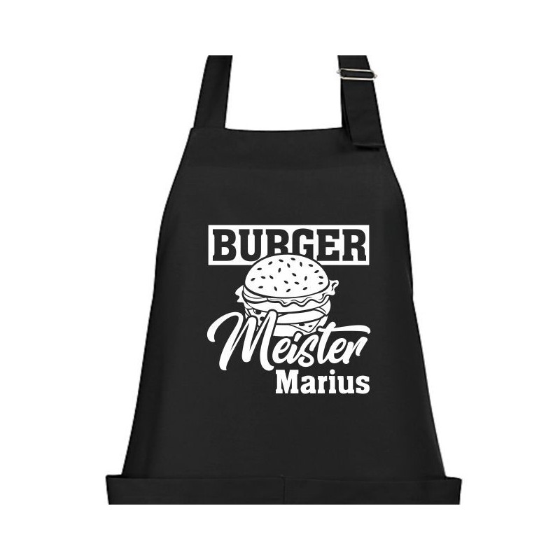 Textildruck Aufdruck Schürze Koch Grill Grillen Pizza Backen Kochen Fleisch Name Koch Bier Party Geschenk Freitzeit Gastro Event