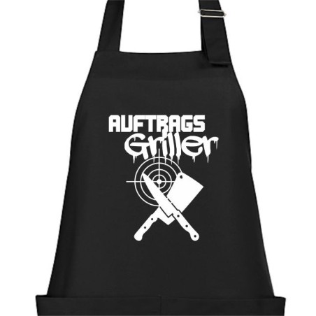 Textildruck Aufdruck Schürze Koch Grill Grillen Pizza Backen Kochen Fleisch Name Koch Bier Party Geschenk Freitzeit Gastro Event