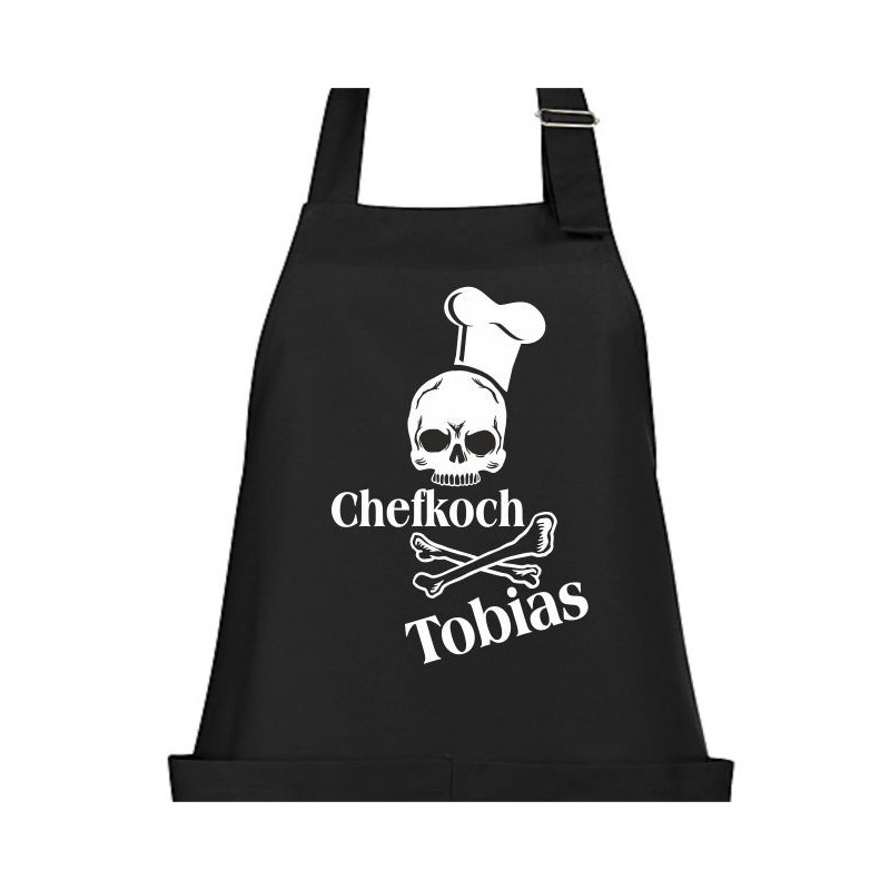 Textildruck Aufdruck Schürze Koch Grill Grillen Pizza Backen Kochen Fleisch Name Koch Bier Party Geschenk Freitzeit Gastro Event