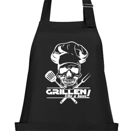 Textildruck Aufdruck Schürze Koch Grill Grillen Pizza Backen Kochen Fleisch Name Koch Bier Party Geschenk Freitzeit Gastro Event