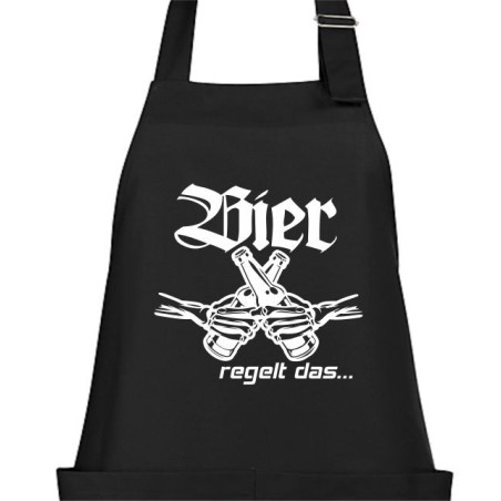 Textildruck Aufdruck Schürze Koch Grill Grillen Pizza Backen Kochen Fleisch Name Koch Bier Party Geschenk Freitzeit Gastro Event