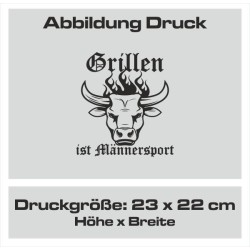 Textildruck Aufdruck Schürze Koch Grill Grillen Pizza Backen Kochen Fleisch Name Koch Bier Party Geschenk Freitzeit Gastro Event