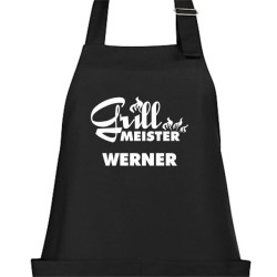 Textildruck Aufdruck Schürze Koch Grill Grillen Pizza Backen Kochen Fleisch Name Koch Bier Party Geschenk Freitzeit Gastro Event