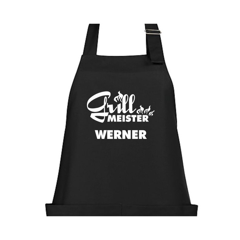 Textildruck Aufdruck Schürze Koch Grill Grillen Pizza Backen Kochen Fleisch Name Koch Bier Party Geschenk Freitzeit Gastro Event