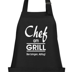 Textildruck Aufdruck Schürze Koch Grill Grillen Pizza Backen Kochen Fleisch Name Koch Bier Party Geschenk Freitzeit Gastro Event