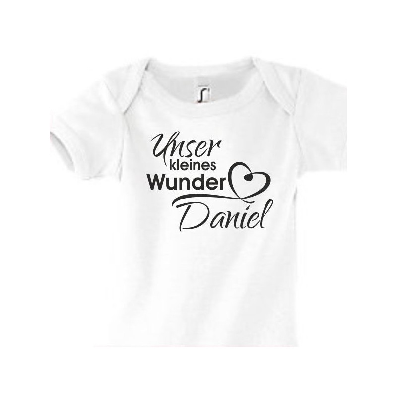Babybody Strampler Geburt Baby  Familie Mama Papa Wunschname Name Motive Namen Body Geschenk Herz Motive Sprüche FUN Comic