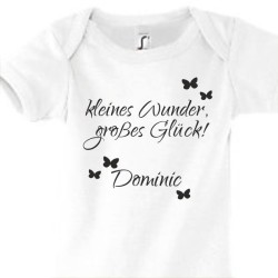 Babybody Strampler Geburt Baby  Familie Mama Papa Wunschname Name Motive Namen Body Geschenk Herz Motive Sprüche FUN Comic