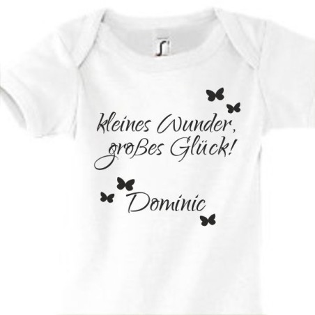 Babybody Strampler Geburt Baby  Familie Mama Papa Wunschname Name Motive Namen Body Geschenk Herz Motive Sprüche FUN Comic