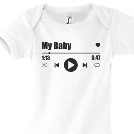 Babybody Strampler Geburt Baby  Familie Mama Papa Wunschname Name Motive Namen Body Geschenk Herz Motive Sprüche FUN Comic