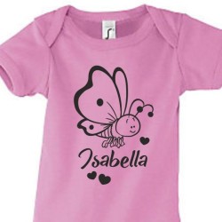 Babybody Strampler Geburt Baby  Familie Mama Papa Wunschname Name Motive Namen Body Geschenk Herz Motive Sprüche FUN Comic
