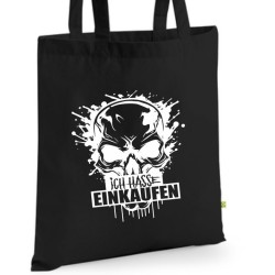 Bio Baumwolltasche Stoffbeutel Jute Tasche Einkaufen Shoppen Shopping Geschenk Wunschnamen Sprüche Namen bedruckt Textildruck