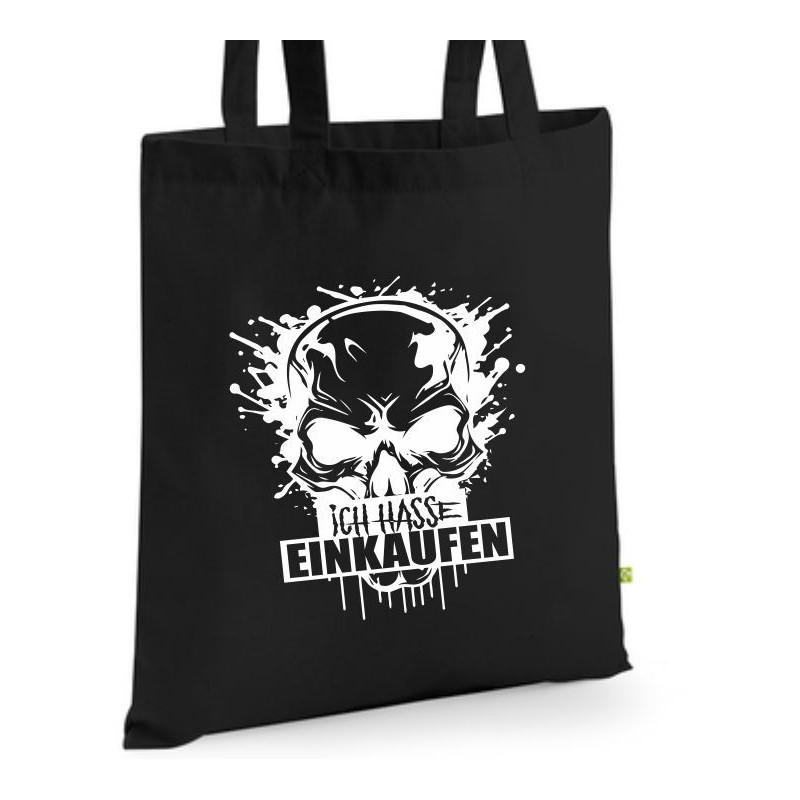 Bio Baumwolltasche Stoffbeutel Jute Tasche Einkaufen Shoppen Shopping Geschenk Wunschnamen Sprüche Namen bedruckt Textildruck