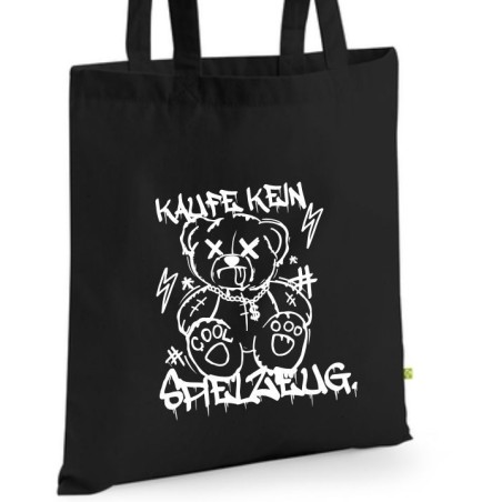 Bio Baumwolltasche Stoffbeutel Jute Tasche Einkaufen Shoppen Shopping Geschenk Wunschnamen Sprüche Namen bedruckt Textildruck