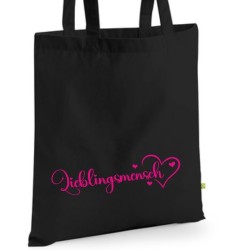 Bio Baumwolltasche Stoffbeutel Jute Tasche Einkaufen Shoppen Shopping Geschenk Wunschnamen Sprüche Namen bedruckt Textildruck