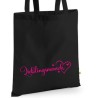 Bio Baumwolltasche Stoffbeutel Jute Tasche Einkaufen Shoppen Shopping Geschenk Wunschnamen Sprüche Namen bedruckt Textildruck