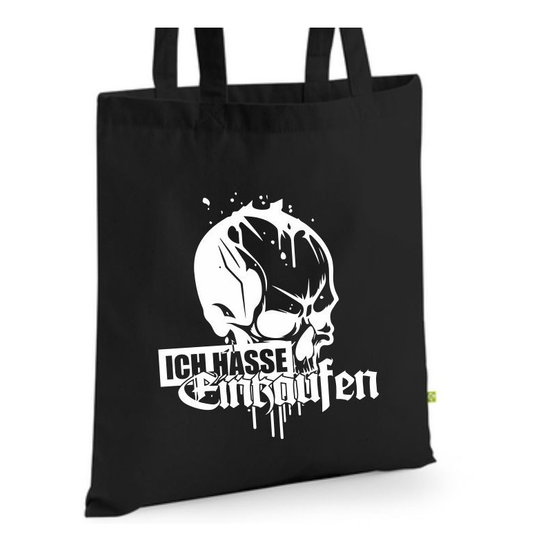Bio Baumwolltasche Stoffbeutel Jute Tasche Einkaufen Shoppen Shopping Geschenk Wunschnamen Sprüche Namen bedruckt Textildruck