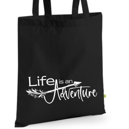 Bio Baumwolltasche Stoffbeutel Jute Tasche Einkaufen Shoppen Shopping Geschenk Wunschnamen Sprüche Namen bedruckt Textildruck