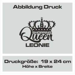 Bio Baumwolltasche Stoffbeutel Jute Tasche Einkaufen Shoppen Shopping Geschenk Wunschnamen Sprüche Namen bedruckt Textildruck