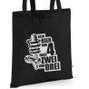 Bio Baumwolltasche Stoffbeutel Jute Tasche Einkaufen Shoppen Shopping Geschenk Wunschnamen Sprüche Namen bedruckt Textildruck