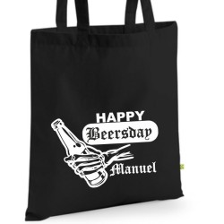 Bio Baumwolltasche Stoffbeutel Jute Tasche Einkaufen Shoppen Shopping Geschenk Wunschnamen Sprüche Namen bedruckt Textildruck