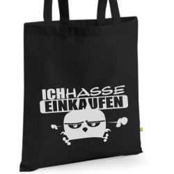 Bio Baumwolltasche Stoffbeutel Jute Tasche Einkaufen Shoppen Shopping Geschenk Wunschnamen Sprüche Namen bedruckt Textildruck