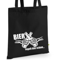 Bio Baumwolltasche Stoffbeutel Jute Tasche Einkaufen Shoppen Shopping Geschenk Wunschnamen Sprüche Namen bedruckt Textildruck