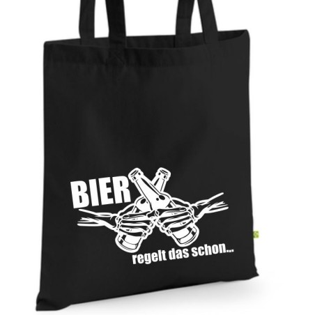 Bio Baumwolltasche Stoffbeutel Jute Tasche Einkaufen Shoppen Shopping Geschenk Wunschnamen Sprüche Namen bedruckt Textildruck