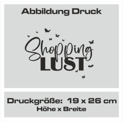 Bio Baumwolltasche Stoffbeutel Jute Tasche Einkaufen Shoppen Shopping Geschenk Wunschnamen Sprüche Namen bedruckt Textildruck