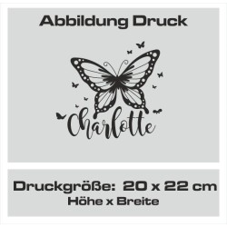 Bio Baumwolltasche Stoffbeutel Jute Tasche Einkaufen Shoppen Shopping Geschenk Wunschnamen Sprüche Namen bedruckt Textildruck